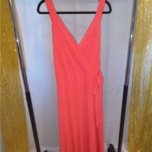 41 Hawthorn Orange Pink Maxi Sundress